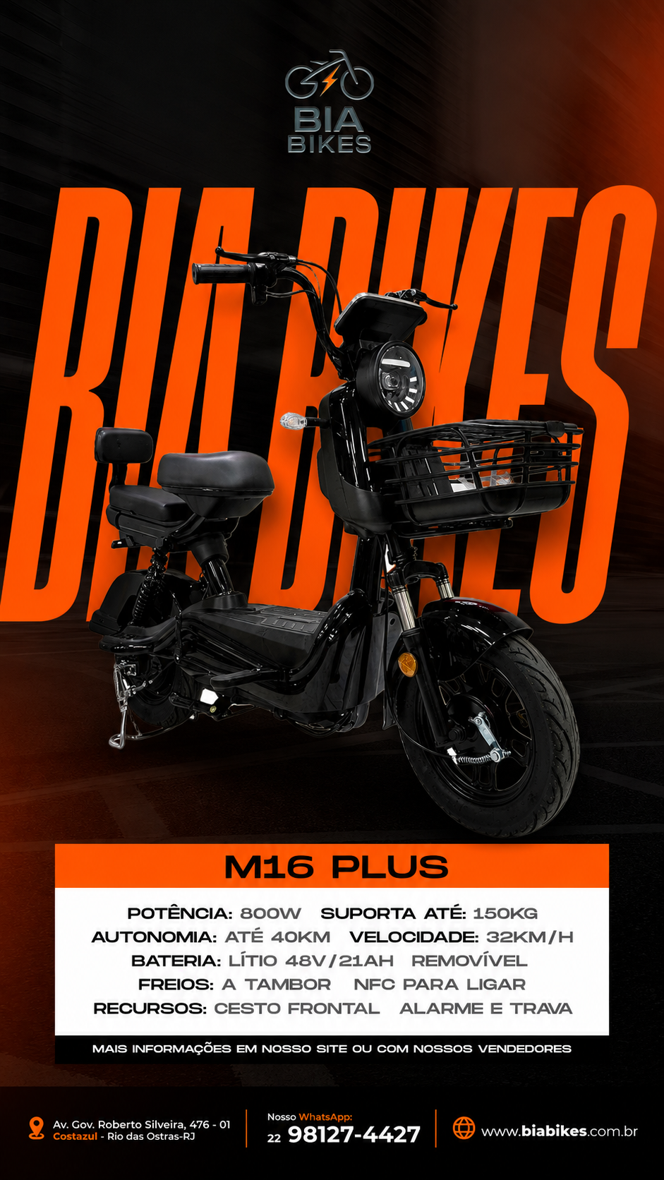 Bia Bikes M16 Plus